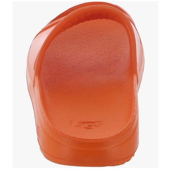UGG Wilcox Logo Beach Slides Sandals Orange Flare 1108042 Mens Size 10 Slip-on main image 5